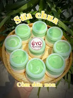 Hình ảnh Sữa chua cốm dừa non