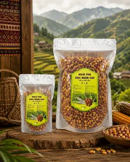 Hình ảnh NGÔ TÍM XÓC MẮM CAY