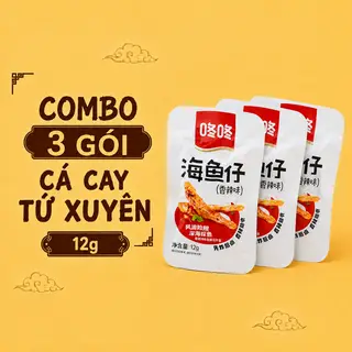 Hình ảnh Combo 3 Gói Cá Cay Tứ Xuyên 12g