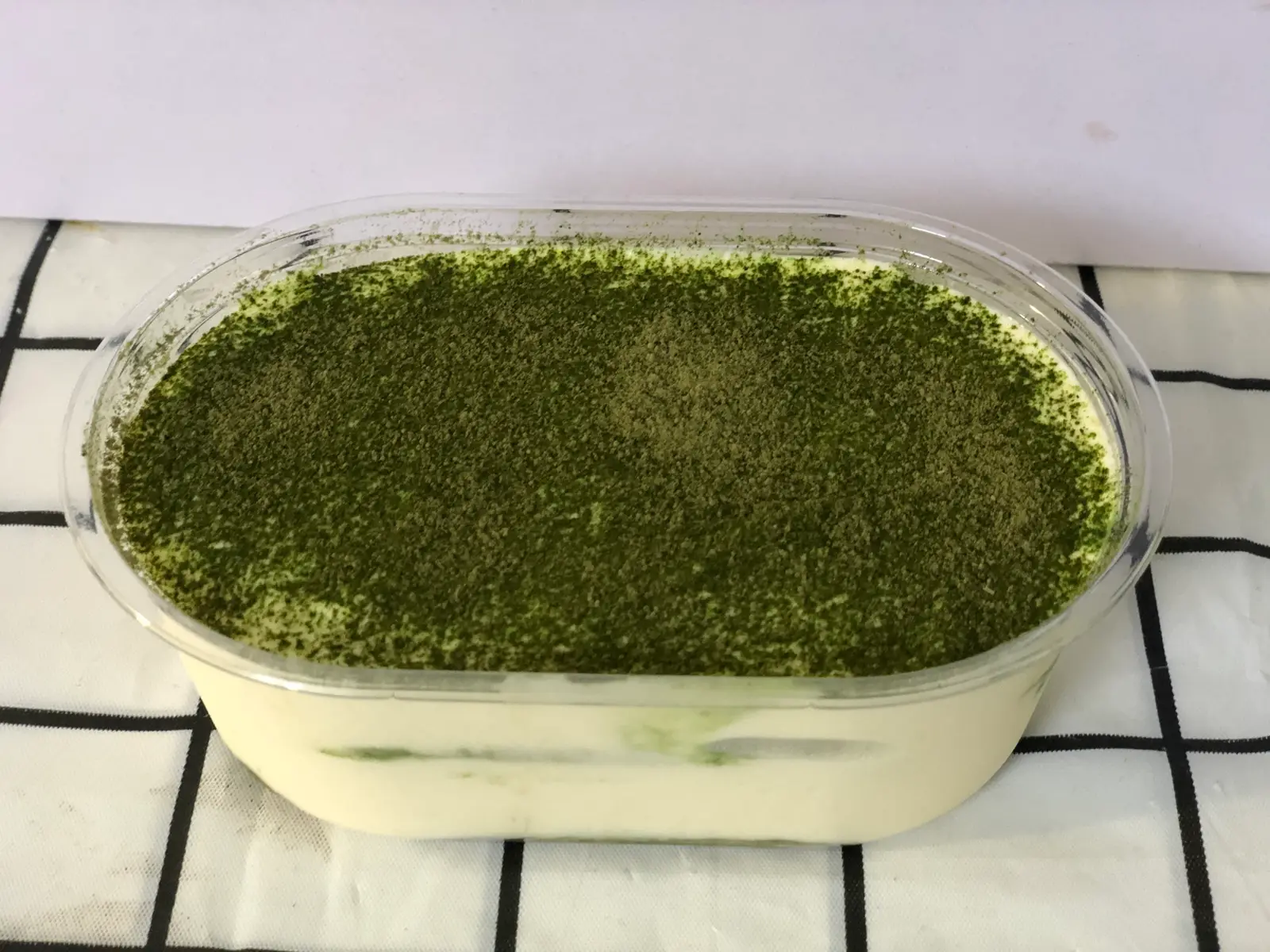 Hình ảnh Bánh Tiramisu vị Trà Xanh hũ 500ml
