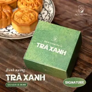 Hình ảnh Trà sữa hồng trà TCL/ xanh nhài M + bánh nướng trà xanh