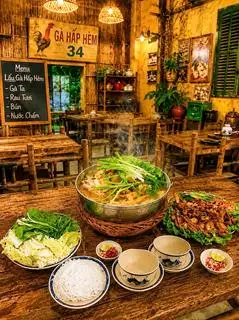 Hình ảnh Lẩu Gà Hấp Hèm ( Tiệc Gia Đình )