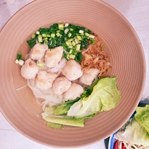 Hình ảnh bún cá thác lác nấm kim châm