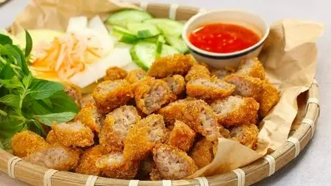 Hình ảnh ComBo 4 Nem Chua Rán Chị Hạnh + Trà Tắc