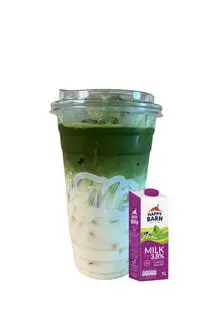 Hình ảnh Matcha latte sữa tươi