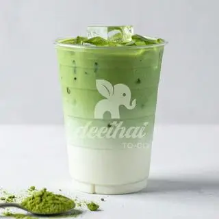 Hình ảnh Matcha sữa dừa kem machiato