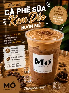 Hình ảnh Cà phê sữa kem dẻo Buôn Mê