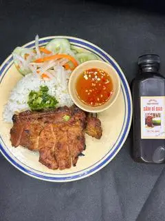 Hình ảnh Combo Cơm Sườn+Topping+Canh+Nước Mát