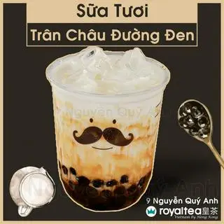 Hình ảnh Sữa Tươi Trân Châu Đường Đen