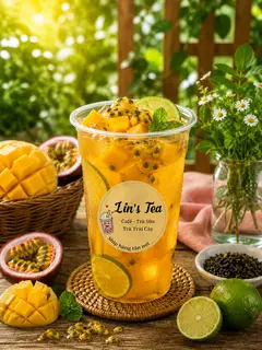 Hình ảnh Trà xoài chanh dây ly 700ml 