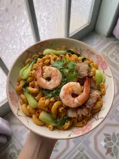 Hình ảnh Nui xào tôm thịt 