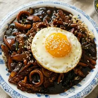 Hình ảnh JAJANGMYEOAN Trứng Xúc xích 