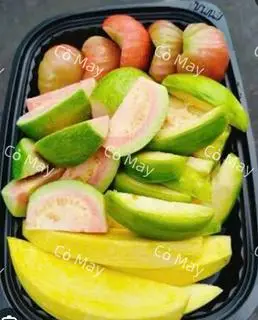 Hình ảnh Mix 4 loại cắt sẵn 500g ( xoài, ổi, mận, thơm)