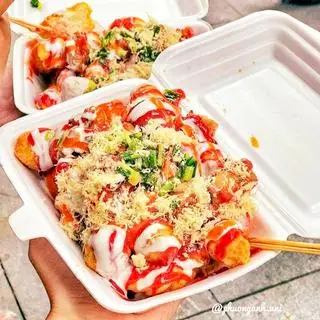 Hình ảnh bánh mì nướng muối ớt