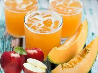 Hình ảnh Nước ép dưa lưới táo