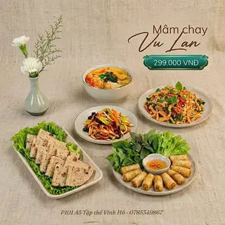 Hình ảnh Mâm Chay Vu Lan
