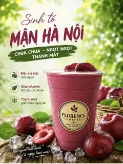 Hình ảnh Sinh tố mận Hà Nội