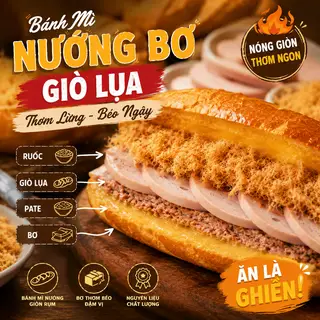Hình ảnh Combo Bánh Mỳ Giò Lụa - Trà Chanh