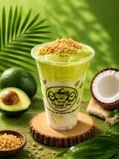 Hình ảnh Bơ già dừa non - Ly 500ml