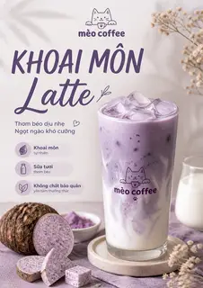 Hình ảnh Khoai môn latte
