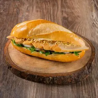 Hình ảnh bánh mì chả truyền thống