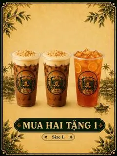 Hình ảnh Mua 2 ly cà phê muối tặng 1 hồng trà tắc giá 50K