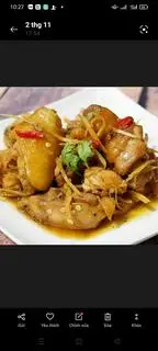 Hình ảnh cơm vịt kho gừng  