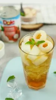 Hình ảnh Trà vải Thạch trái cây size lớn 