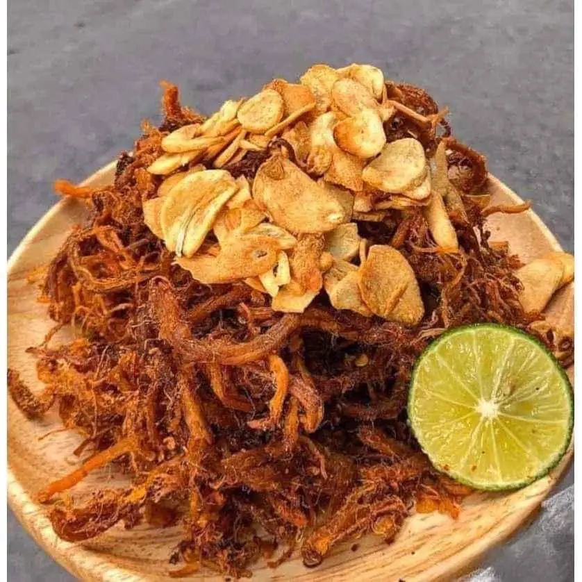 Hình ảnh Heo khô cháy tỏi 500g