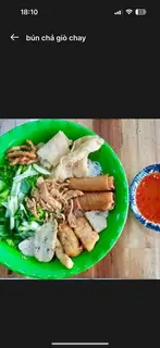 Hình ảnh bún chả giò 