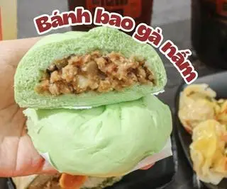 Hình ảnh Bánh bao gà nấm