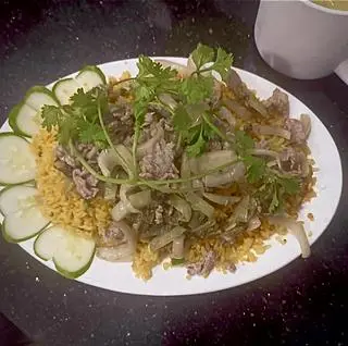 Hình ảnh cơm chiên dưa bò