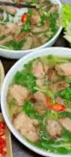 Hình ảnh bún chả chan sizi vừa 