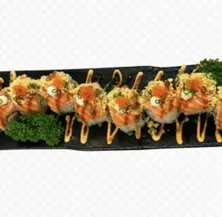 Hình ảnh Cuộn cá hồi nướng phô mai