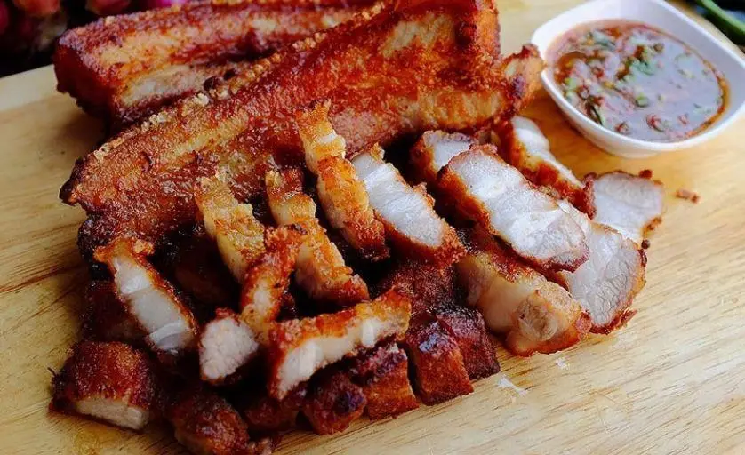 Hình ảnh Cơm ba rọi chiên - Canh