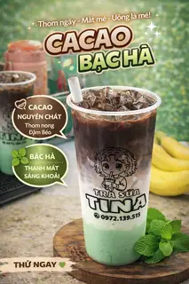 Hình ảnh CACAO LATTE BẠC HÀ 