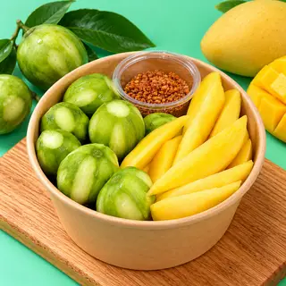 Hình ảnh Cóc Non Thái + Xoài Tứ Quý (Thèm chua)