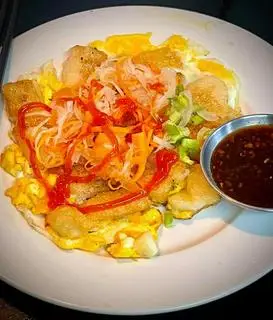 Hình ảnh há cảo chiên trứng giòn 