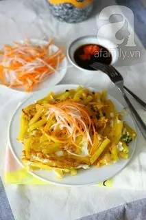 Hình ảnh Nui chiên - 2 trứng