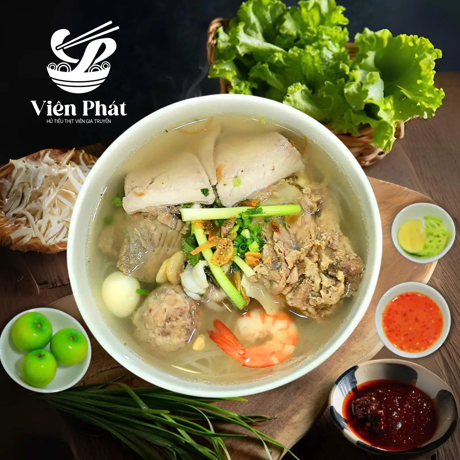 Hình ảnh Mì trứng Viên Phát đặc biệt (Nước/Khô)