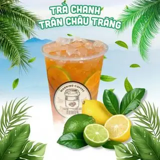 Hình ảnh Trà chanh trân châu trắng