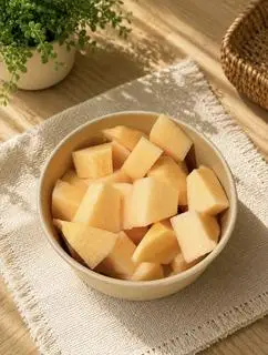 Hình ảnh Dưa lưới cắt sẵn (400gr)