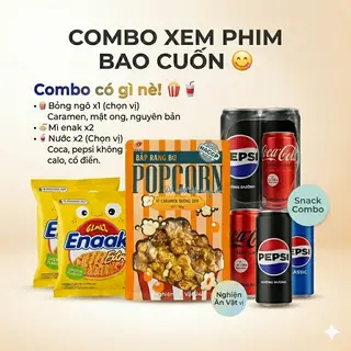 Hình ảnh COMBO XEM PHIM BAO CUỐN