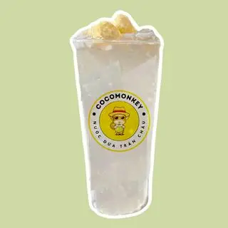 Hình ảnh Nước dừa phô mai viên + trân châu dừa (500ml)
