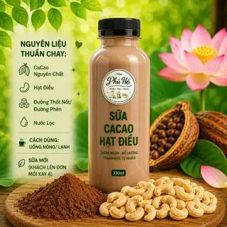 Hình ảnh Sữa CaCao - Hạt Điều (330ml)