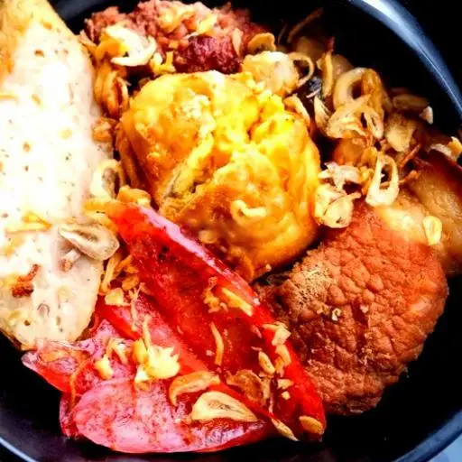 Hình ảnh Xôi thịt chả lạp xưởng