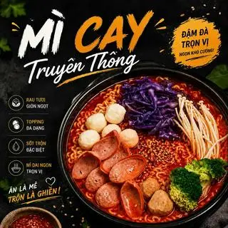 Hình ảnh Mì cay truyền thống 