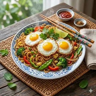 Hình ảnh Mì xào trứng