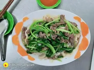Hình ảnh phở xào bò cải 