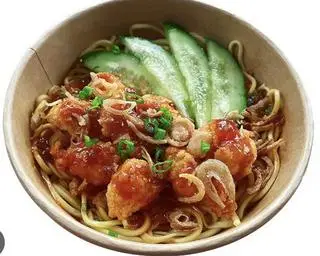 Hình ảnh Mì trộn Indomie gà viên mắm tỏi